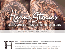 Tablet Screenshot of hennastories.org